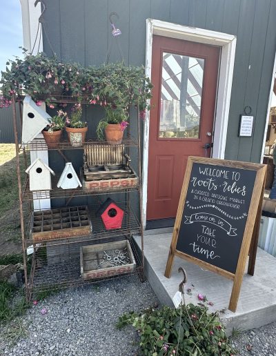 Farm door birdhouses