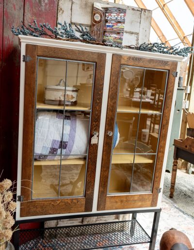 Glass front cabinet