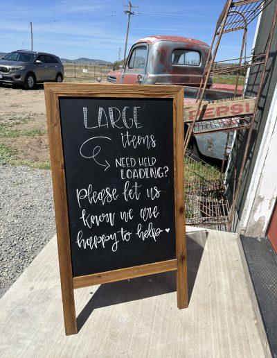 Sign large items
