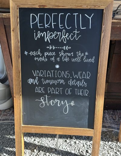 Sign perfectly imperfect