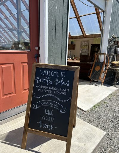 Sign welcome outdoor