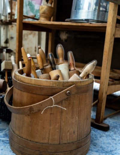 Vignette wooden tools