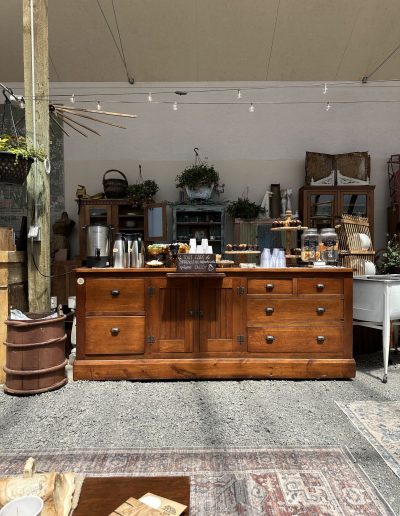 Wooden sideboard